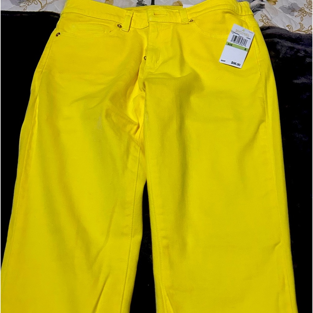 Yellow MK pants
